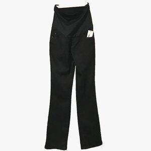 NEW Sonoma Maternity Bootcut Stretch Pants Black Full Belly Panel Size 2 - Mat